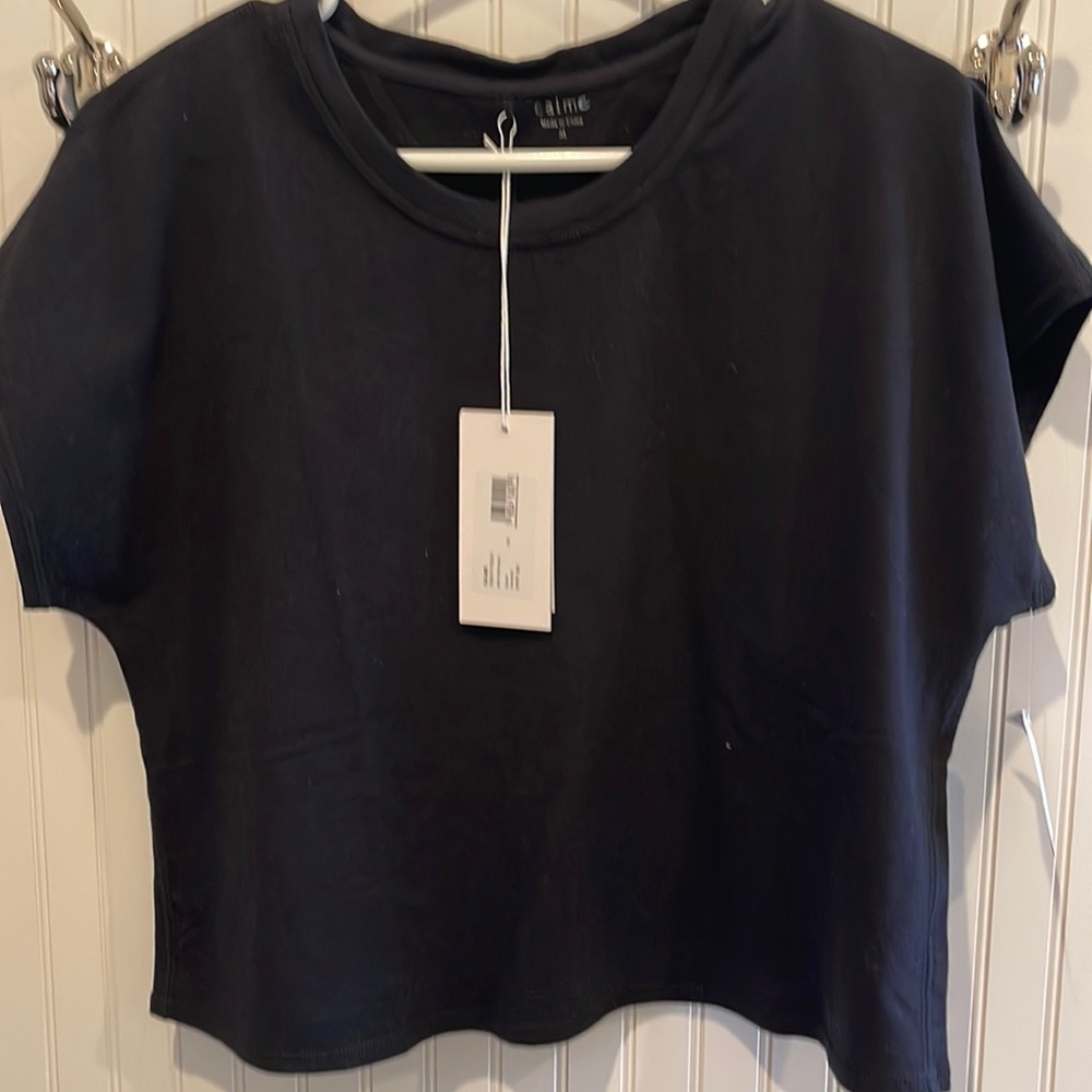 NWT Johnny Was Calme Boxy Crew Neck Top!